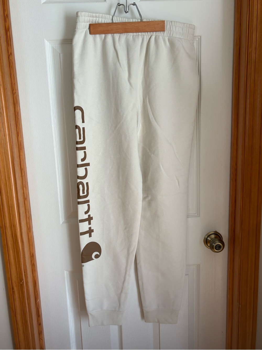 Carhartt White/Off-White Sweatpants Youth L/G 14–16 – New Without Tags